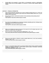 Application for Written Consent to Engage in the Business of Insurance - Pennsylvania, Page 6