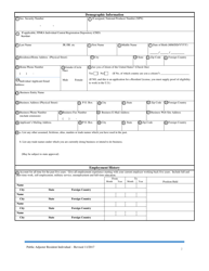 Public Adjuster Application - Resident Individual - Pennsylvania, Page 2