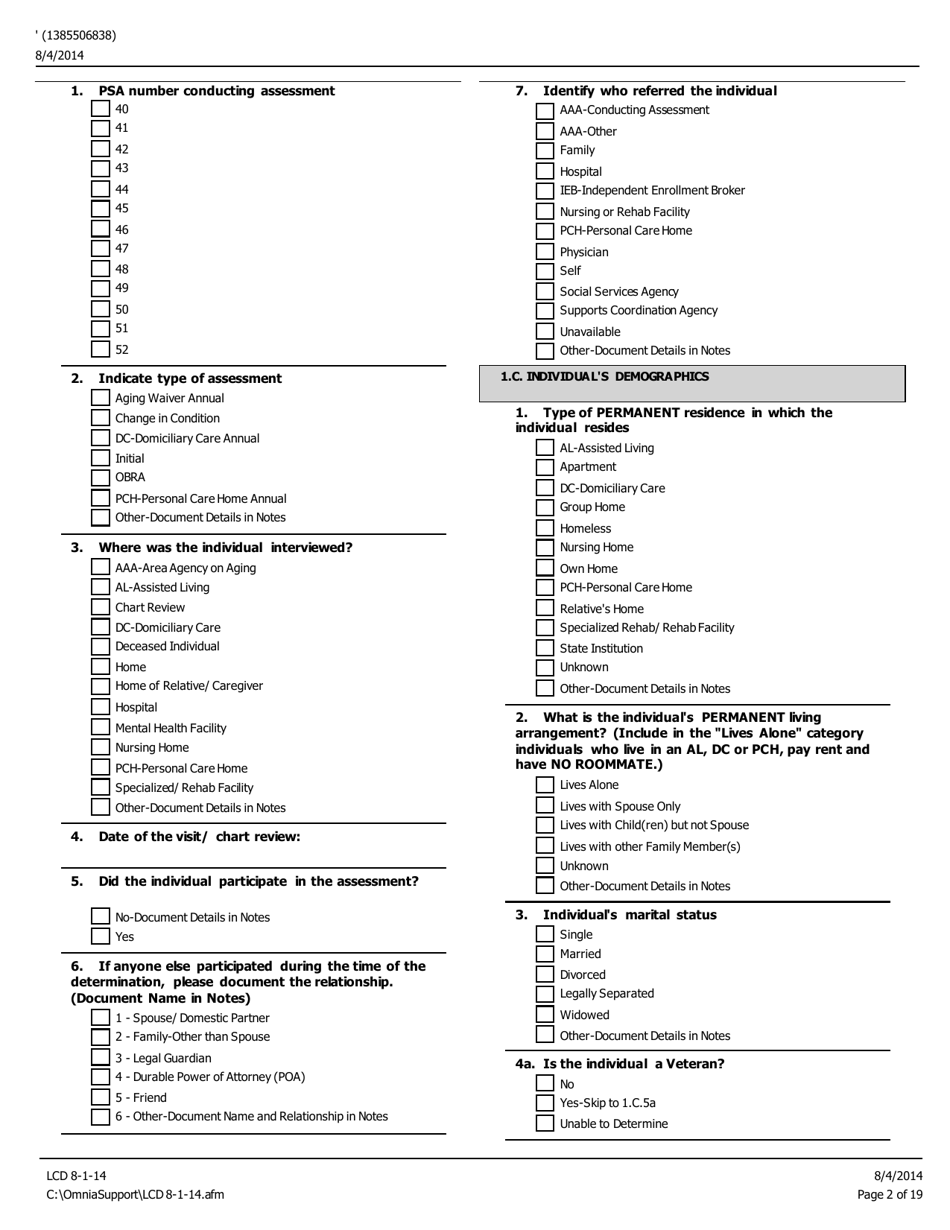 Pennsylvania Level of Care Determination (Lcd) - Fill Out, Sign Online ...