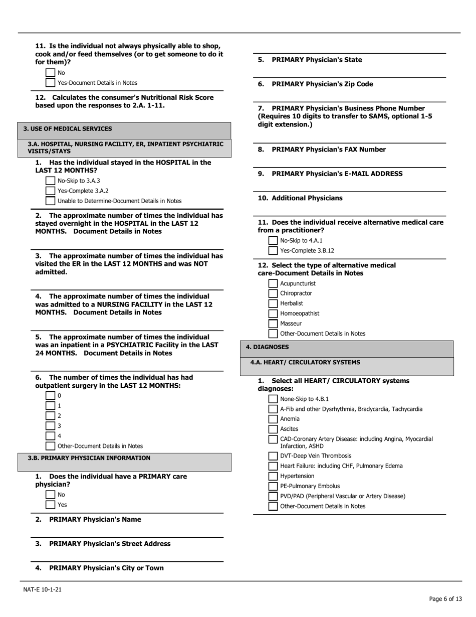 Needs Assessment Tool - Express (Nat-E) - Pennsylvania, Page 6