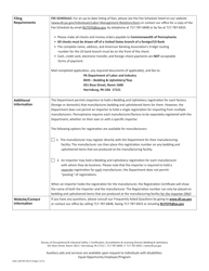 Form LIBU-100 Application for Sterilization Permit - Pennsylvania, Page 2