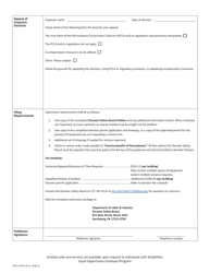 Form LIIB-112 Elevator Safety Board Petition - Pennsylvania, Page 2