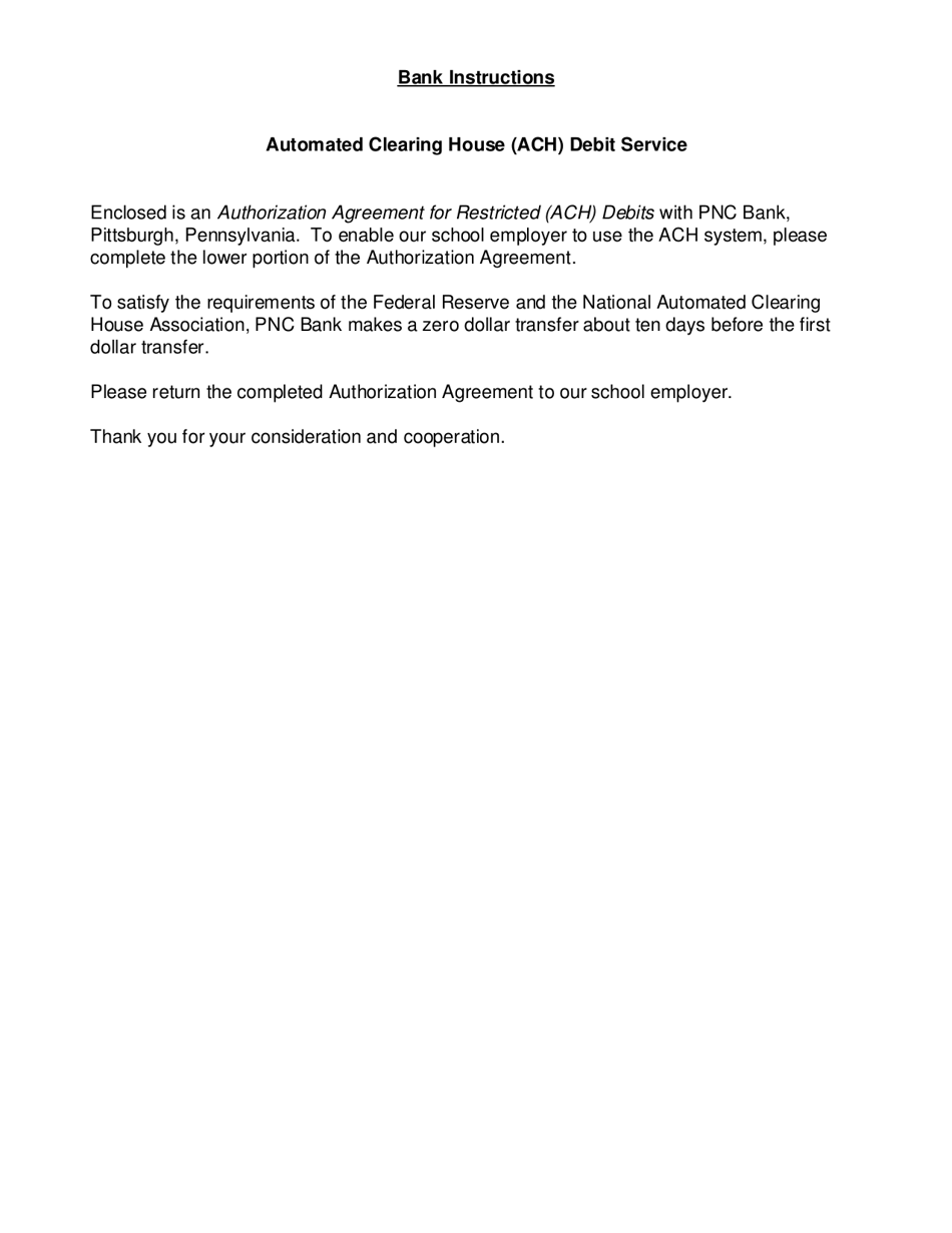 Form PSRS-610 Authorization Agreement for Restricted (ACH) Debits - Pennsylvania, Page 3