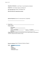 Application for Scientific Collector&#039;s Permit (Scp) - Pennsylvania, Page 6