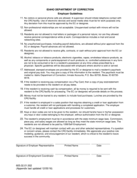 Employer Guidelines - Idaho, Page 2