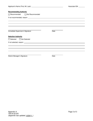 Appendix A Field and Community Response Team Application - Idaho, Page 3