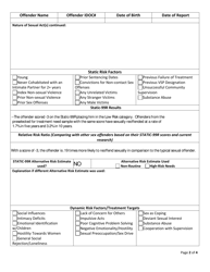Sex Offender Risk Assessment - Idaho, Page 2