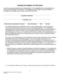 Application for Approval of Transfer and Exercise of Common Carrier or Contract Rights - Pennsylvania, Page 7