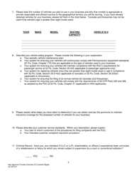 Application for Approval of Transfer and Exercise of Common Carrier or Contract Rights - Pennsylvania, Page 9