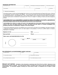 Form SP4-383A Affidavit Relinquishment of Firearms Pursuant to 18 Pa.c.s. 6105.2 Conviction for Misdemeanor Crime of Domestic Violence - Pennsylvania, Page 2