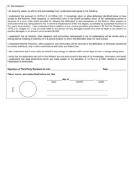 Form SP4-382 Affidavit of Safekeeping by Third Party for Relinquishment of Firearms Pursuant to 23 Pa.c.s. 6108.3 - Pennsylvania, Page 2