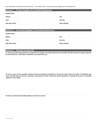 Form DHHS226-C Teaching Institution Application for Renewal - North Carolina, Page 3