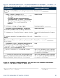 Open Enrollment Application - Iowa, Page 4