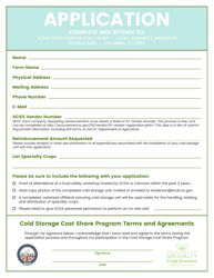 Diy Cold Storage Cost Share Application - South Carolina, Page 2