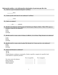 Formulario VR-1H Formulario De Informacion De Los Padres Para El Certificado De Nacimiento Del Nino(A) - Rhode Island (Spanish), Page 6