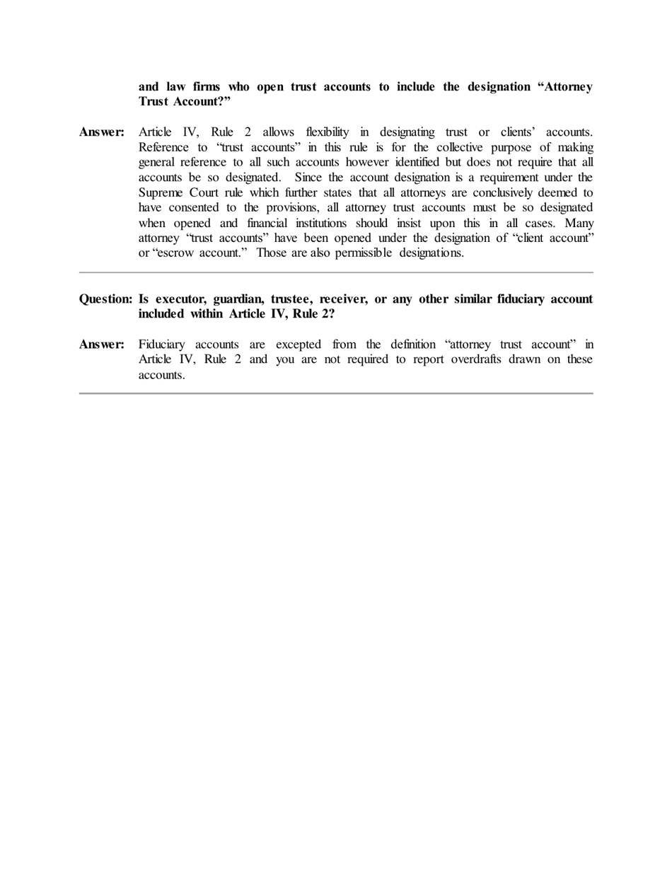 Form DISC-1 Trust Account Overdraft Notification Agreement for Financial Institutions - Article IV, Rule 2 - Rhode Island, Page 5