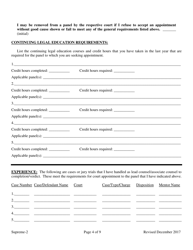 Application for Court Appointment Certification - Rhode Island, Page 4