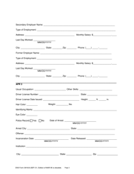 DSS Form 3816-B Child Support Referral Absent Parent Data - South Carolina, Page 2