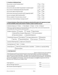DSS Form 37166 Etv Application - South Carolina Education and Training Voucher Program - South Carolina, Page 2