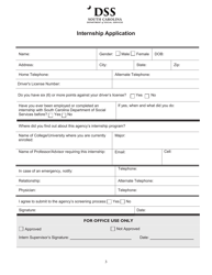 DSS Form 37626 Dss Internship Application Package - South Carolina, Page 4