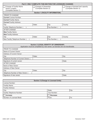 DHEC Form 3297 Licensure Application for Residential Treatment Facility for Children and Adolescents - South Carolina, Page 5