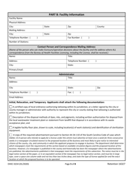 DHEC Form 0234 Licensure Application for Tattoo Facility - South Carolina, Page 5