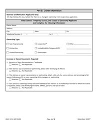 DHEC Form 0234 Licensure Application for Tattoo Facility - South Carolina, Page 6