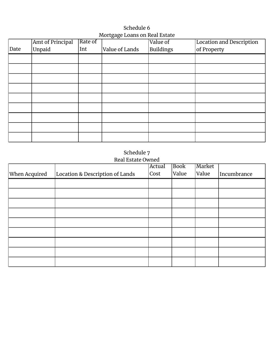 South Carolina Insurance Premium Service Company Annual Statement 