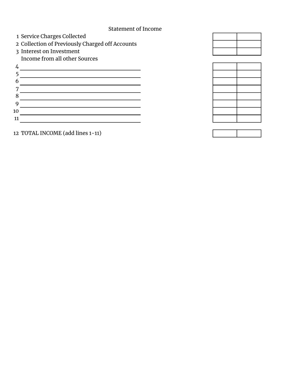 Insurance Premium Service Company Annual Statement - South Carolina, Page 5