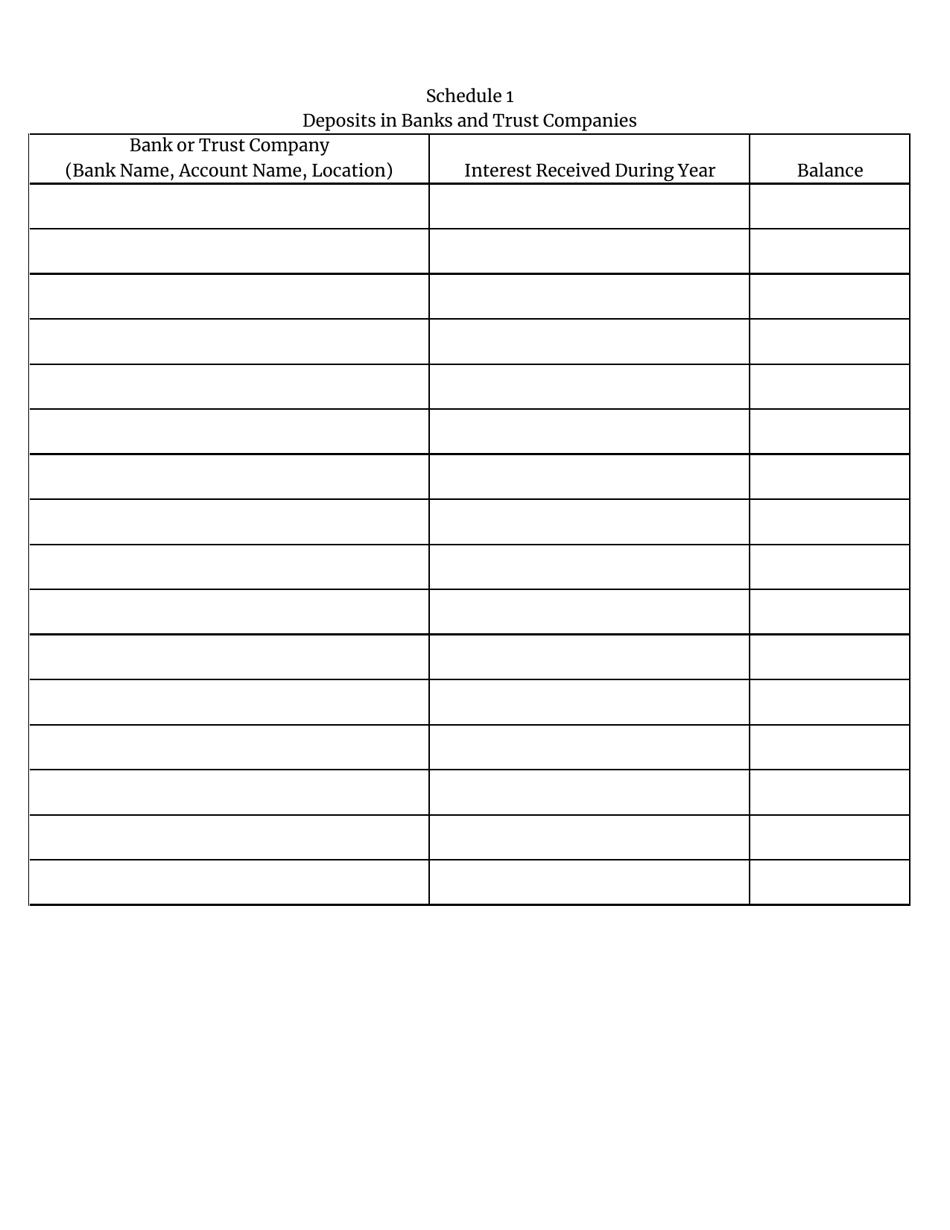 Insurance Premium Service Company Annual Statement - South Carolina, Page 8