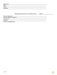 Service Contract Provider Renewal Application Additional Questions - South Carolina, Page 3
