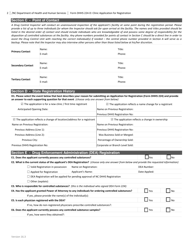 Form DHHS224-D Clinic Application for Registration - North Carolina, Page 2