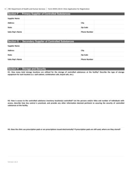 Form DHHS224-D Clinic Application for Registration - North Carolina, Page 3