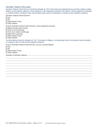 Nc Hmis Rrh and Prevention Intake - North Carolina, Page 6