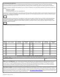 VA Form 21P-4706B VA Fiduciary&#039;s Account, Page 2