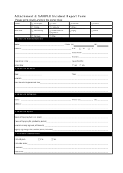 Document preview: Incident Report Form