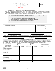 Form DHAS-34 Renewal Application for Participation in the Health Insurance Continuation Program - New Jersey, Page 2