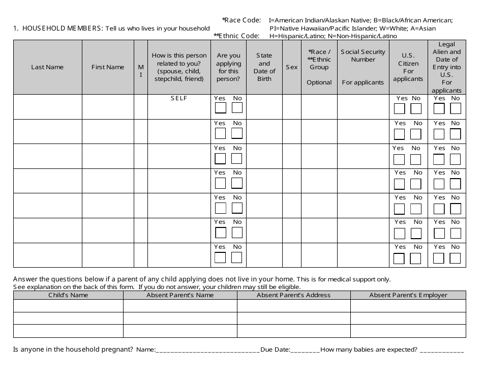 Form 403 Application for Health Insurance - Delaware, Page 2