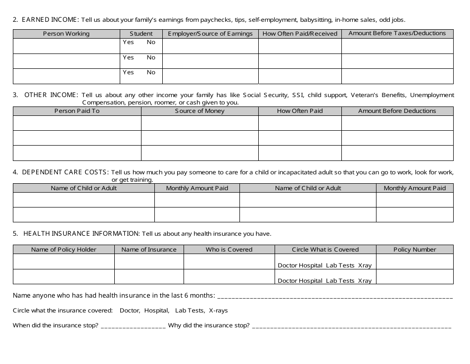 Form 403 Application for Health Insurance - Delaware, Page 3