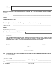 Form CAC/BN/1 Application for Registration of Business Name Pursuant to Section 657 - Nigeria, Page 3