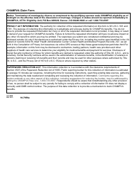 VA Form 10-7959a CHAMPVA Claim Form, Page 2