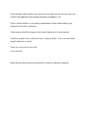 &quot;Sample Reference Request Letter Template&quot;, Page 2