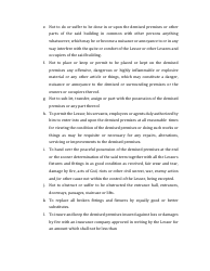 Commercial Property Rental Agreement Template, Page 3