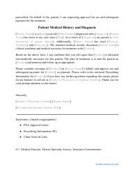 &quot;Letter of Medical Necessity Template&quot;, Page 2