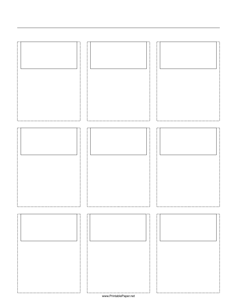 Blank Label Templates - 9 Per Page, Page 1