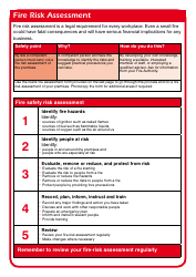 Document preview: Fire Risk Assessment Template