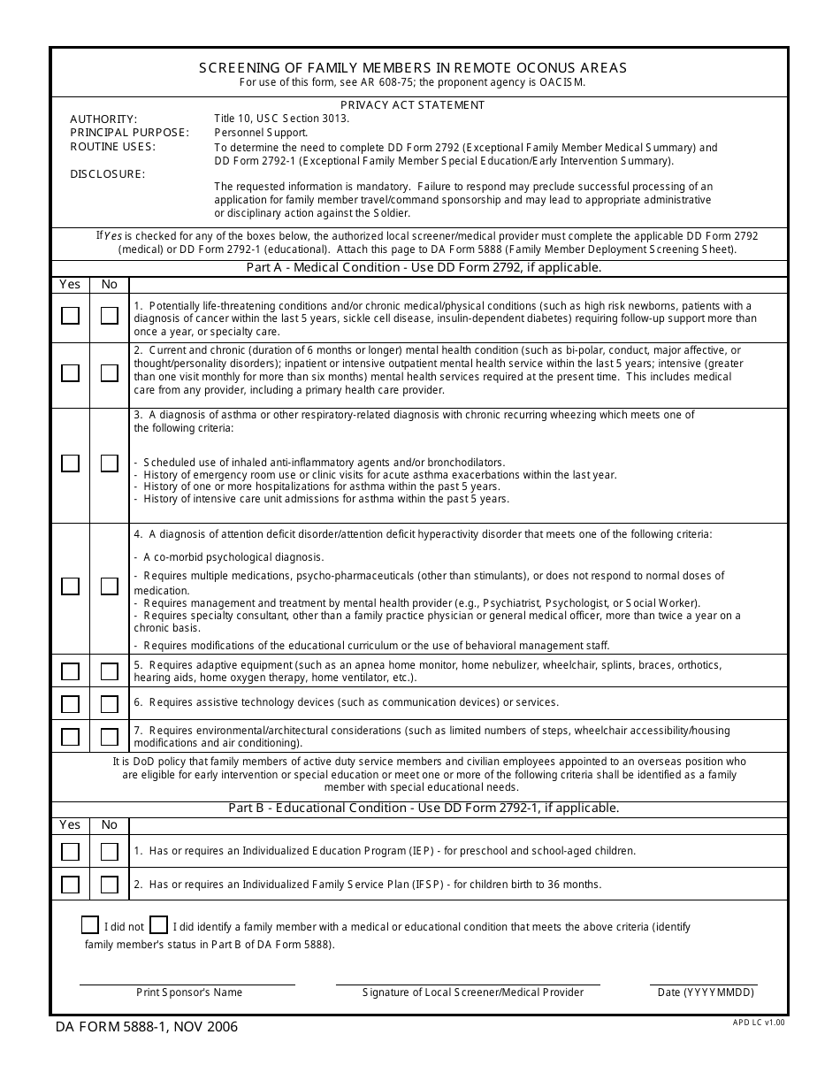 Dd form 2792-1 fillable