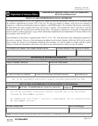VA Form 10-5345a-mhv Individuals&#039; Request for a Copy of Their Own Health Information