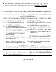 Sales Tax Return Quarterly Form - City and County of Denver, Colorado, Page 2