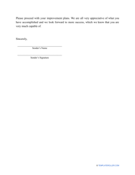 Thank You Letter to Principal Template, Page 2